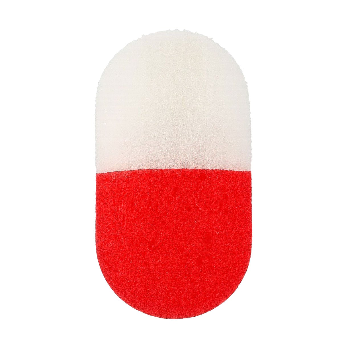Спонж-пілінг для тіла MARTINI SPA Exfoliating Sponge Pills Капсула, червоно-біла (6186B00)